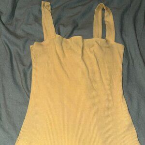 Yellow Reformation Jeans tank